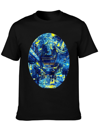 Urban Street Art T-Shirt - Black