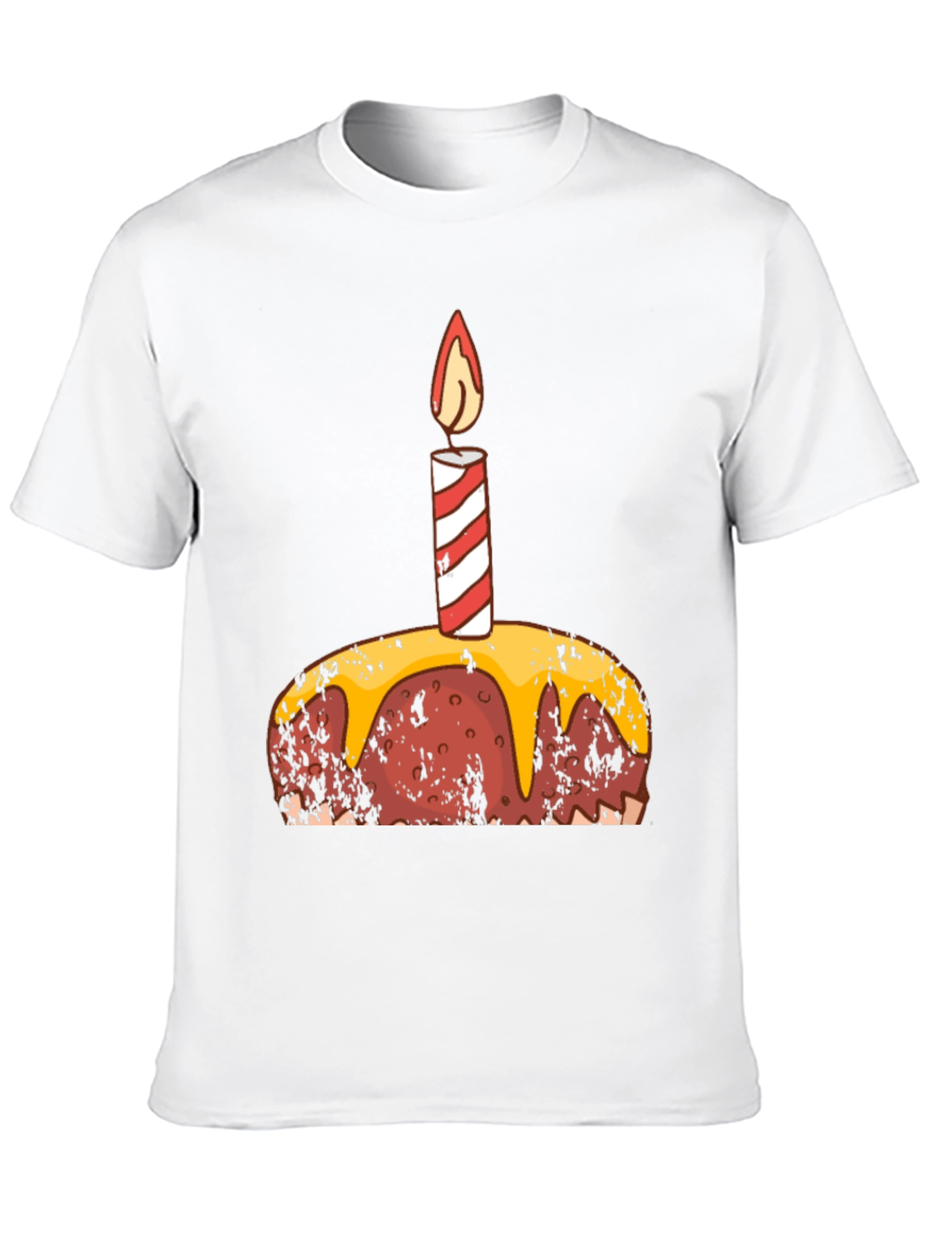 Birthday Cake Graphic Tee - Black