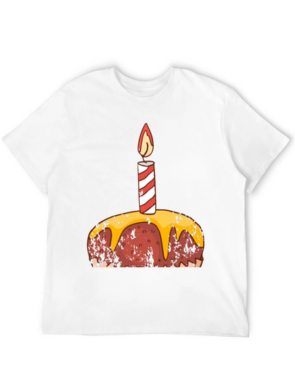 Birthday Cake Graphic Tee - Black