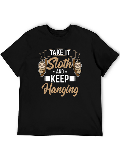 Take It Sloth & Keep Hanging Graphic Tee