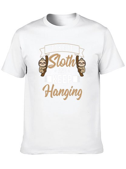 Take It Sloth & Keep Hanging Graphic Tee