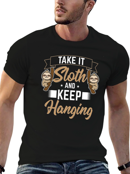 Take It Sloth & Keep Hanging Graphic Tee