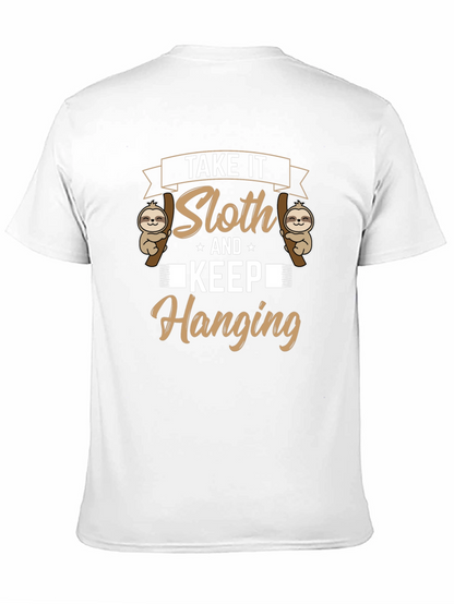 Take It Sloth & Keep Hanging Graphic Tee