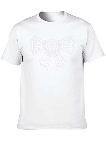Archery Bow & Arrow Graphic Tee - Black