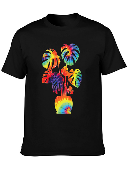 Tie-Dye Monstera Graphic Tee