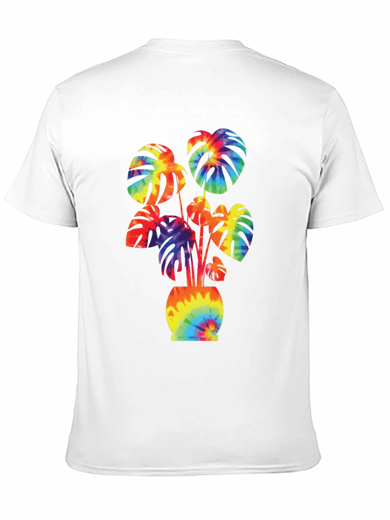 Tie-Dye Monstera Graphic Tee