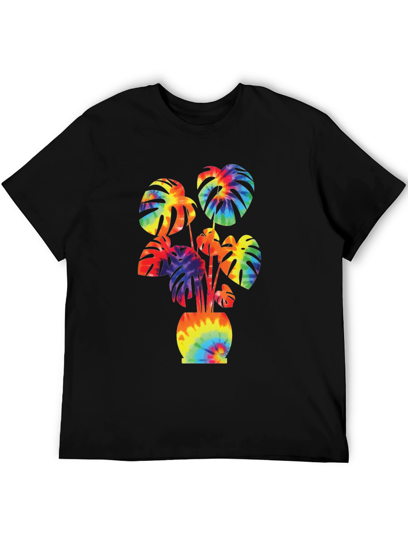 Tie-Dye Monstera Graphic Tee