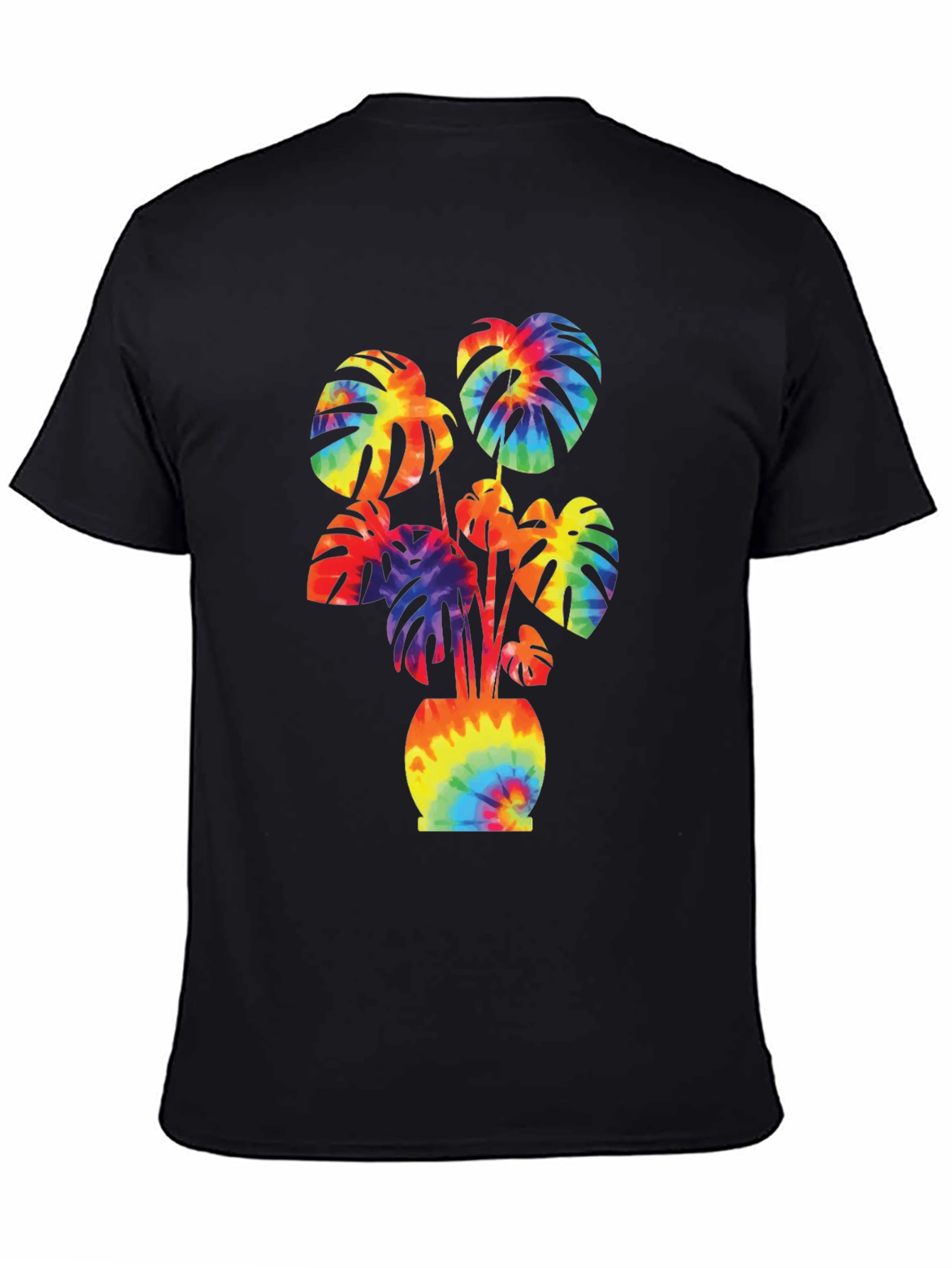 Tie-Dye Monstera Graphic Tee