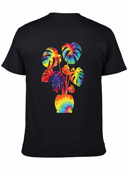 Tie-Dye Monstera Graphic Tee
