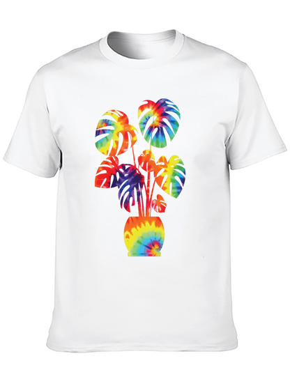 Tie-Dye Monstera Graphic Tee