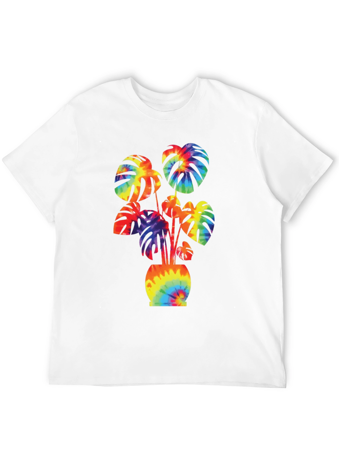 Tie-Dye Monstera Graphic Tee