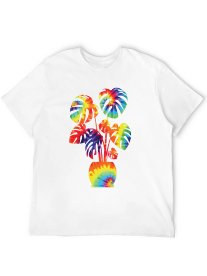 Tie-Dye Monstera Graphic Tee
