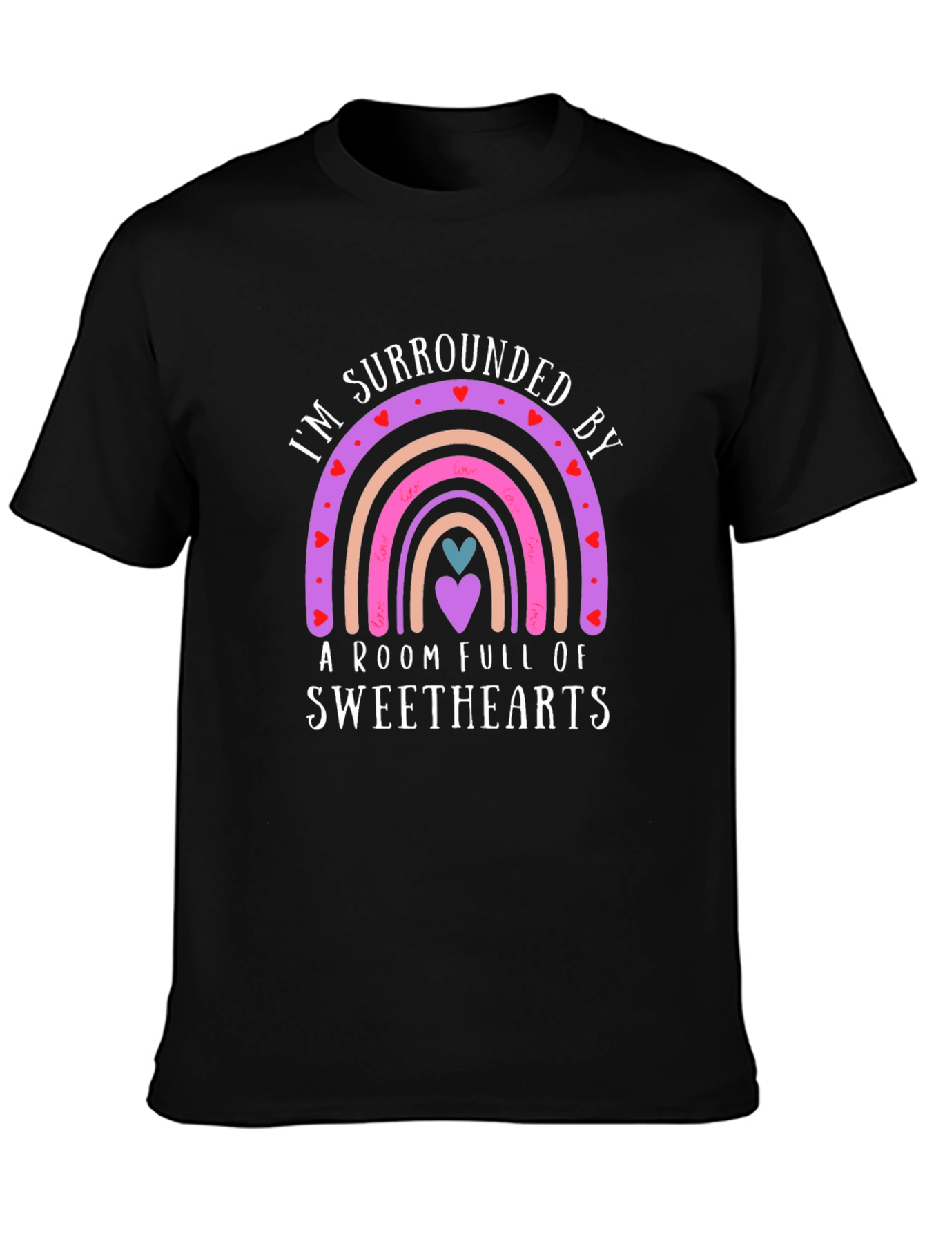Sweethearts Rainbow Valentines Day T-Shirt
