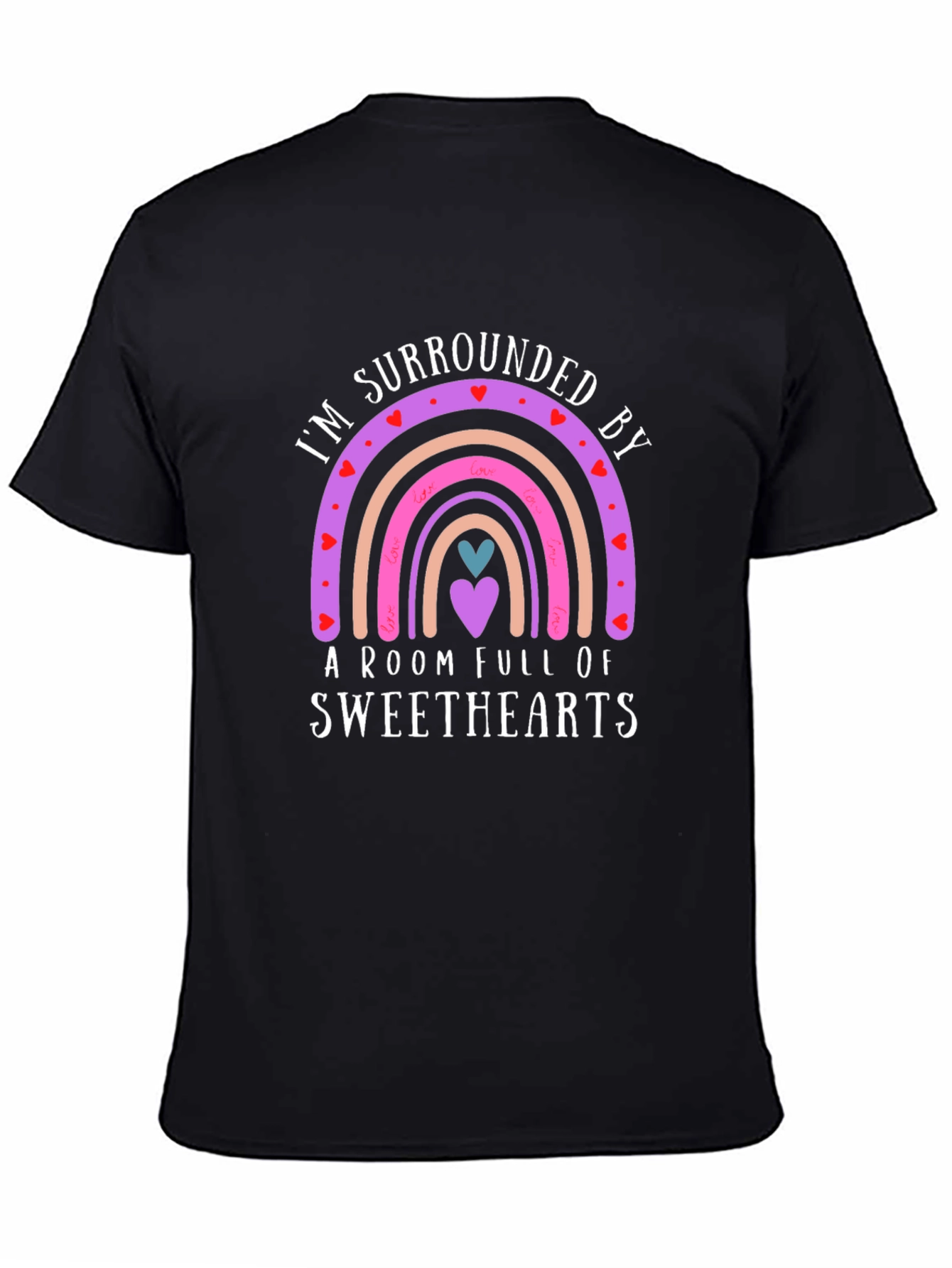 Sweethearts Rainbow Valentines Day T-Shirt