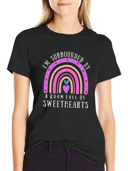 Sweethearts Rainbow Valentines Day T-Shirt