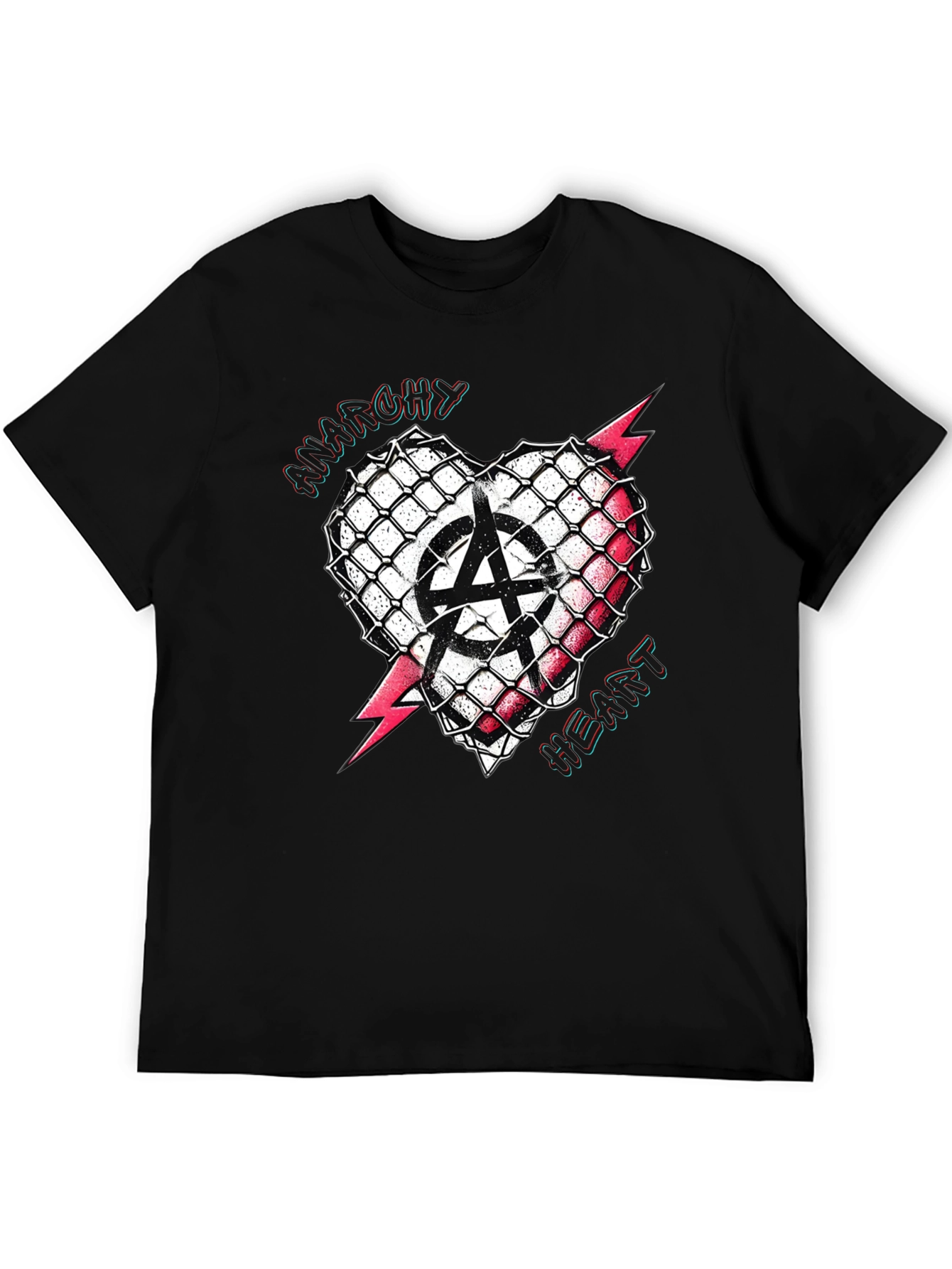 Anarchy Heart T-Shirt - Punk Rock Style
