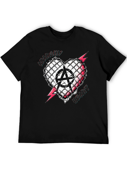 Anarchy Heart T-Shirt - Punk Rock Style