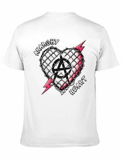 Anarchy Heart T-Shirt - Punk Rock Style