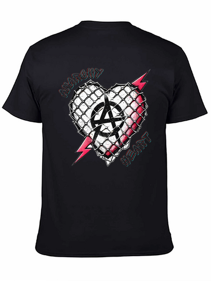 Anarchy Heart T-Shirt - Punk Rock Style
