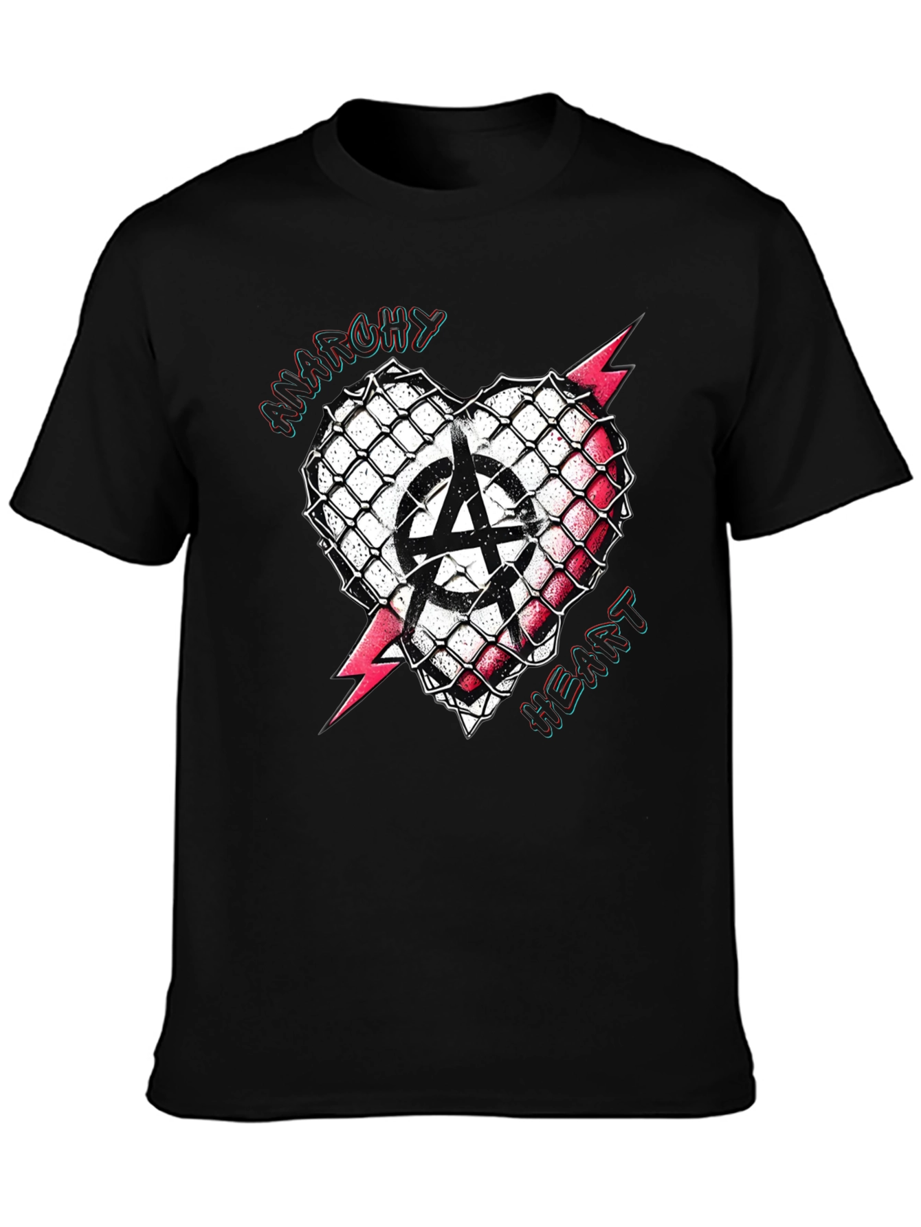 Anarchy Heart T-Shirt - Punk Rock Style