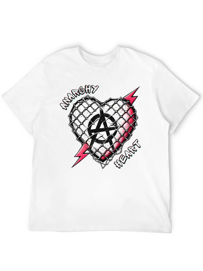 Anarchy Heart T-Shirt - Punk Rock Style