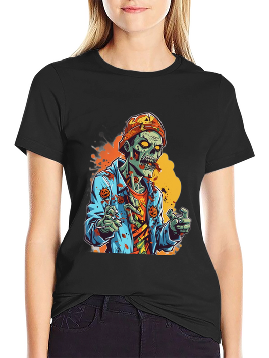 Zombie Halloween Graphic Tee