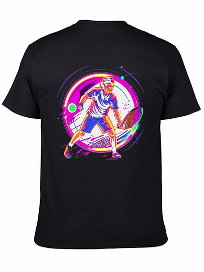 Tennis Player Graphic T-Shirt - Modern Sportswear