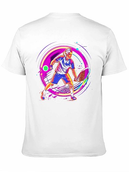 Tennis Player Graphic T-Shirt - Modern Sportswear