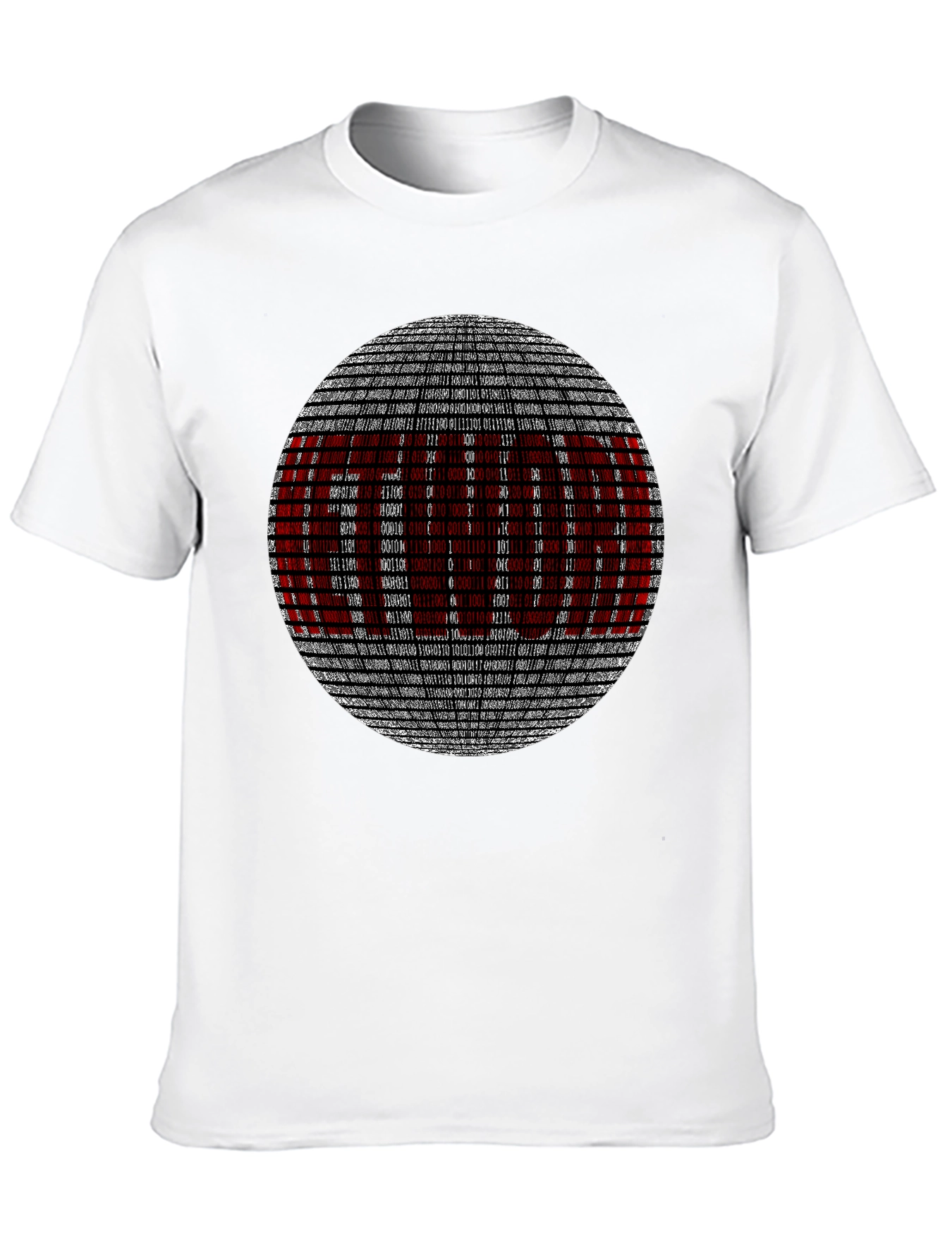 Binary Code Graphic T-Shirt