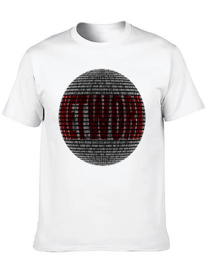 Binary Code Graphic T-Shirt