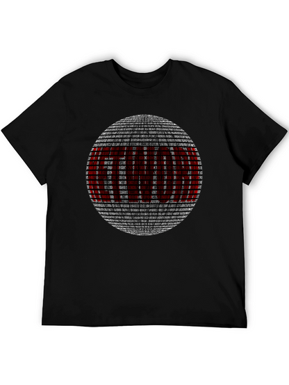 Binary Code Graphic T-Shirt