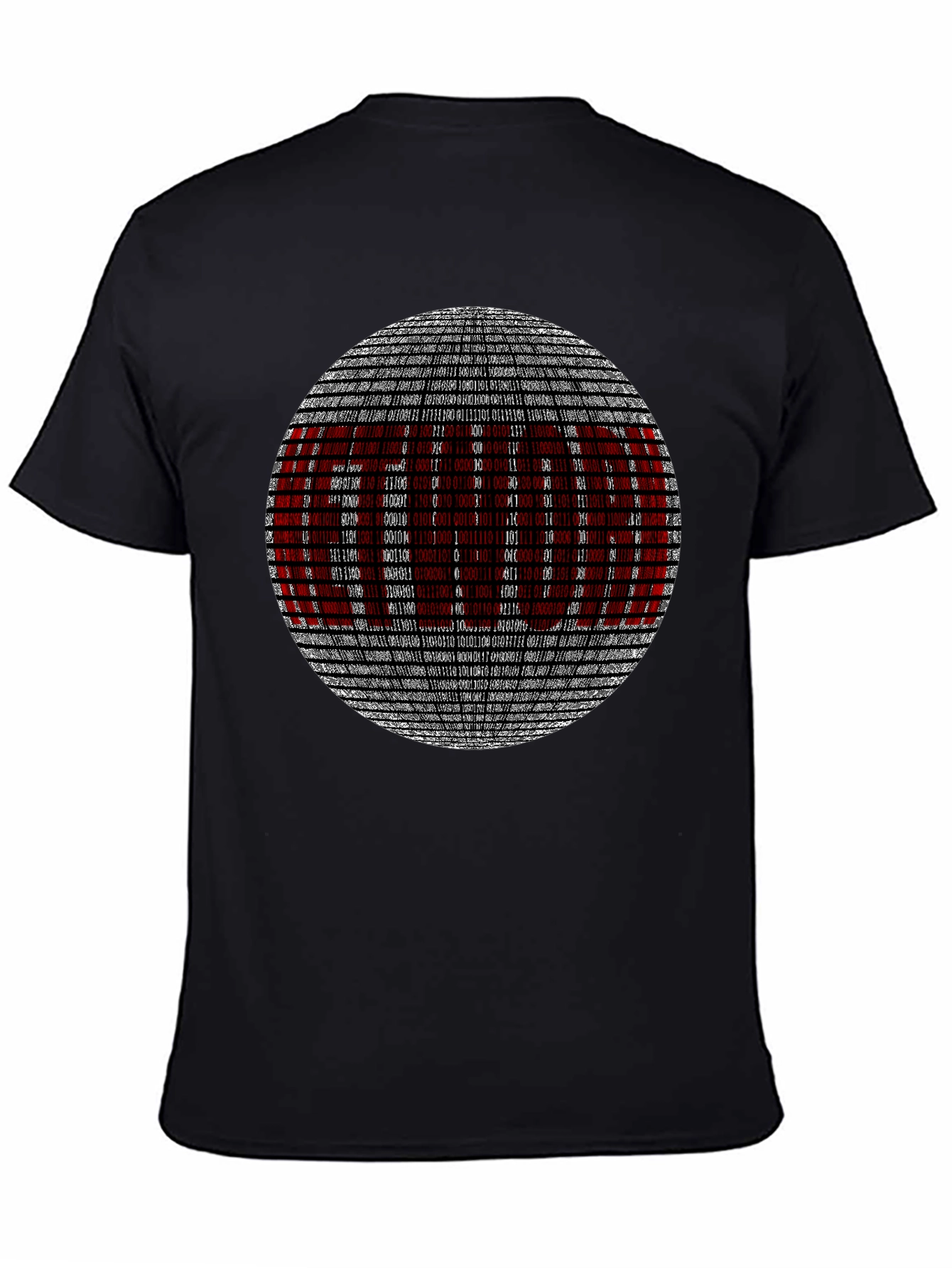 Binary Code Graphic T-Shirt