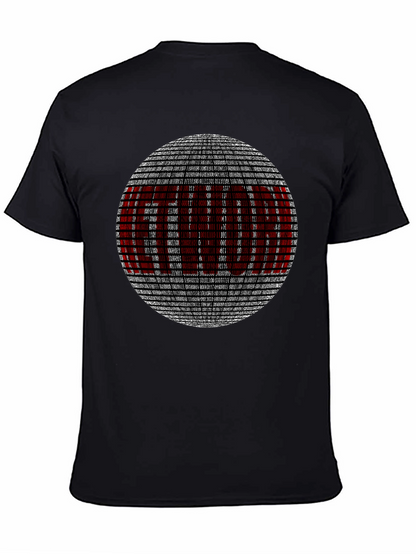 Binary Code Graphic T-Shirt