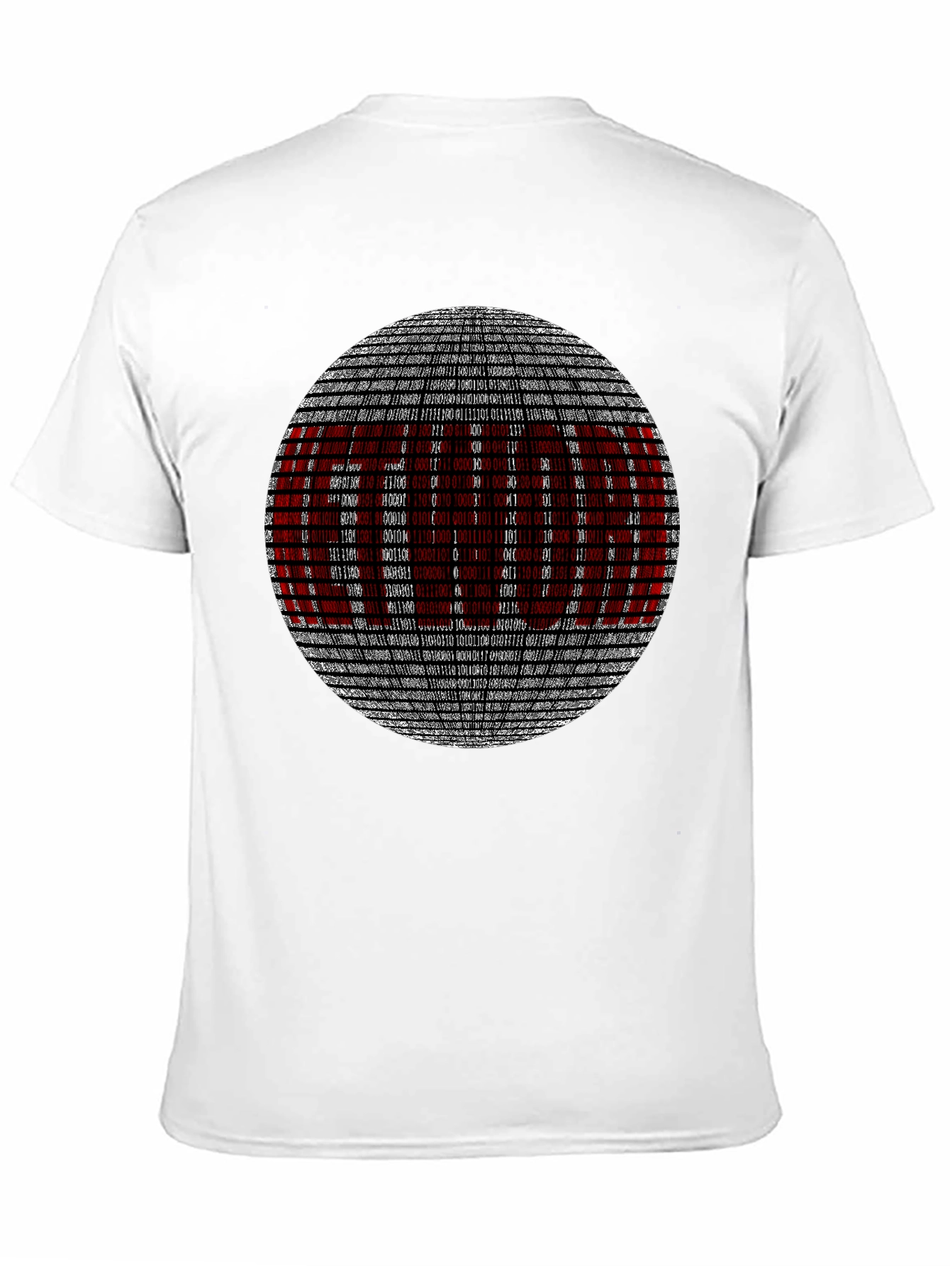 Binary Code Graphic T-Shirt