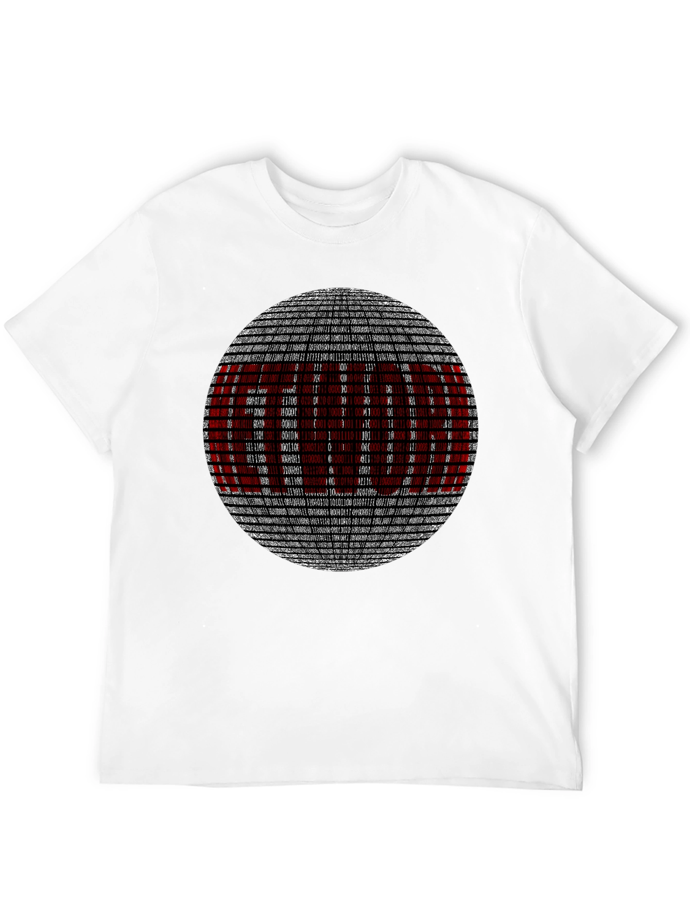 Binary Code Graphic T-Shirt