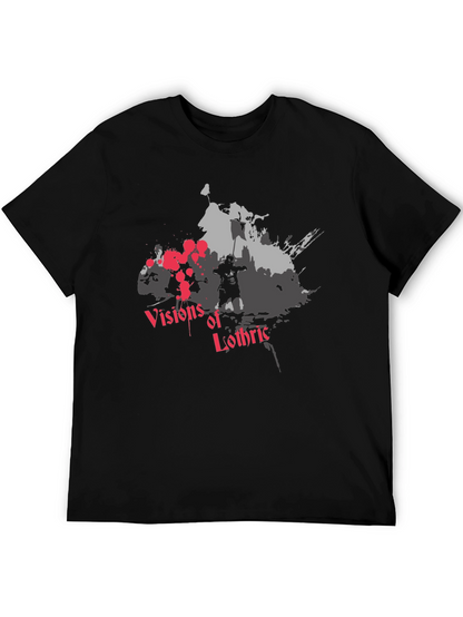 Visions of Lothric Black Graphic T-Shirt