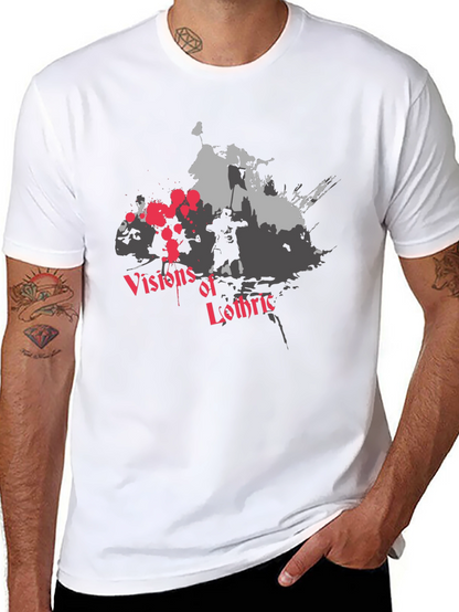 Visions of Lothric Black Graphic T-Shirt