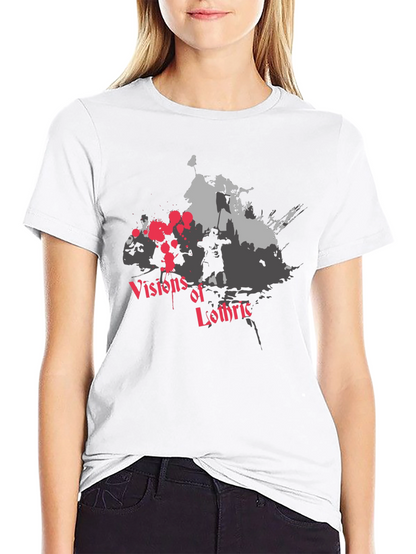 Visions of Lothric Black Graphic T-Shirt