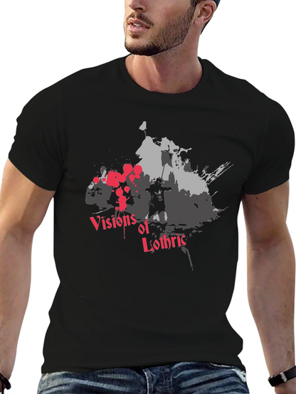 Visions of Lothric Black Graphic T-Shirt