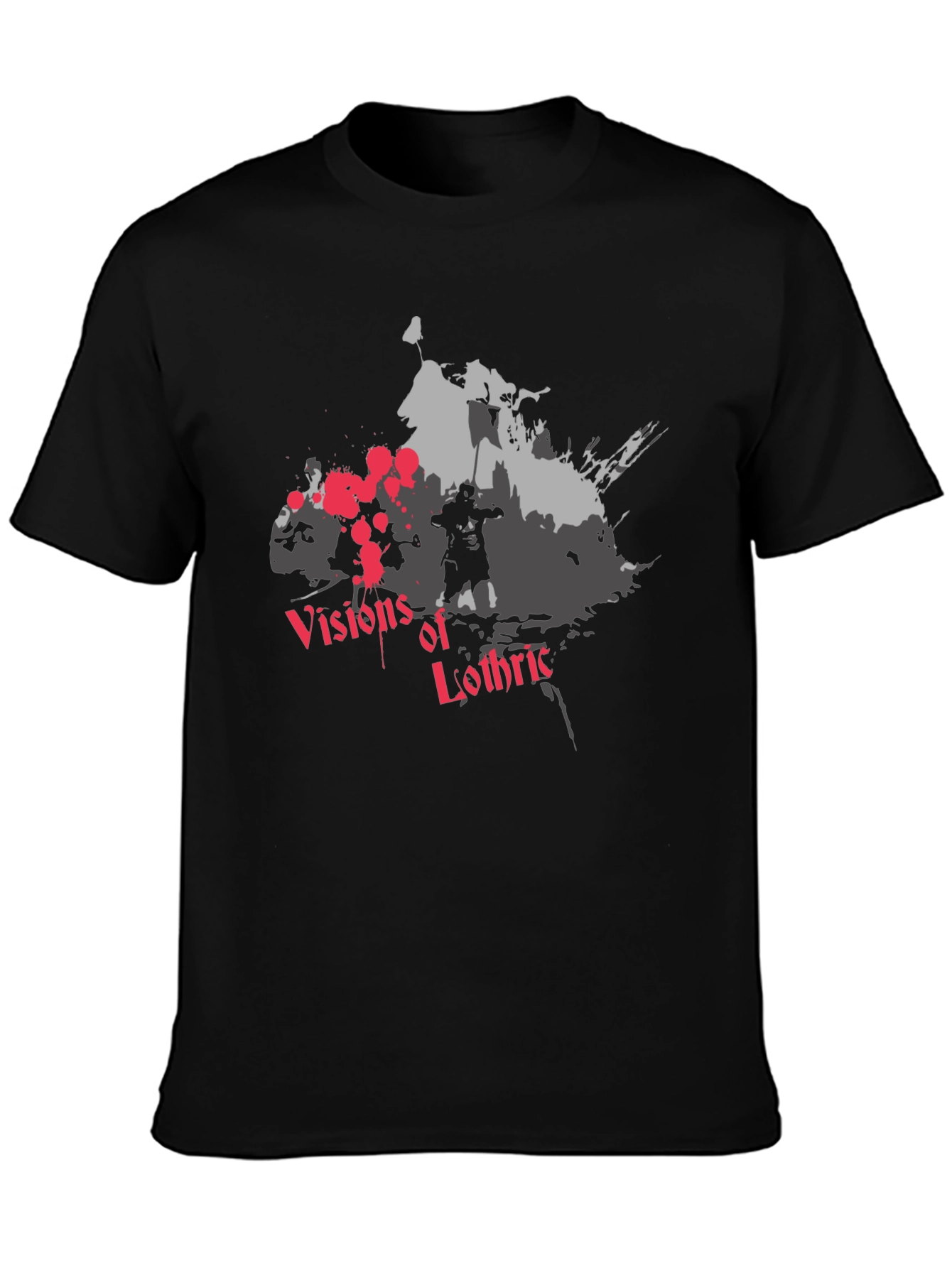 Visions of Lothric Black Graphic T-Shirt