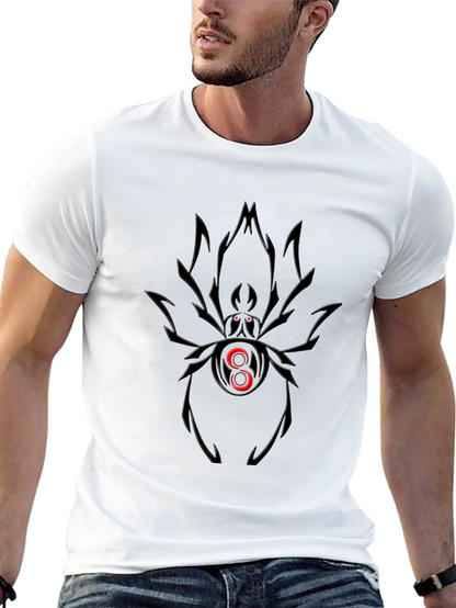 Black Spider Graphic Tee - Bold & Edgy