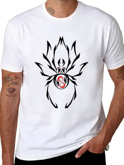 Black Spider Graphic Tee - Bold & Edgy