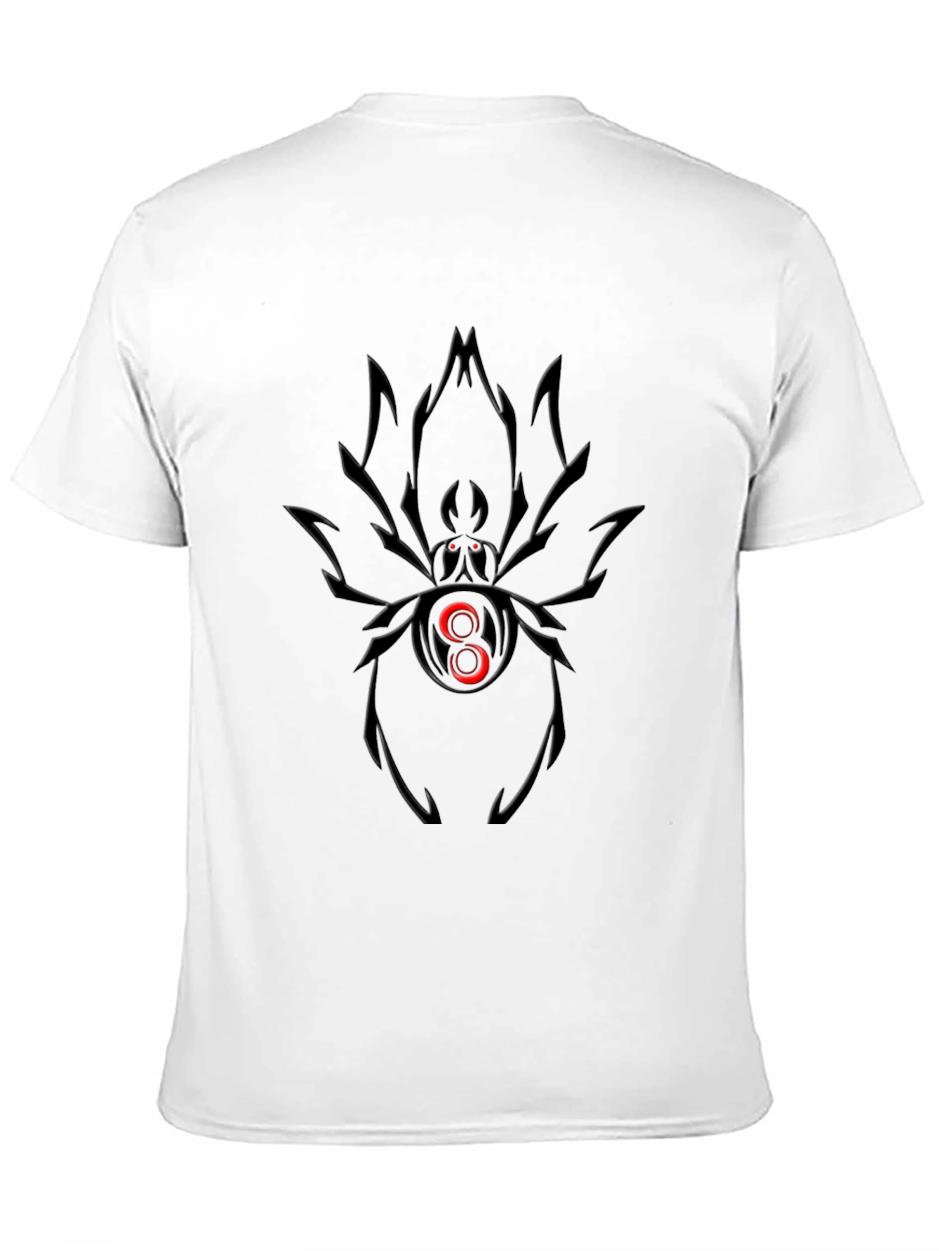 Black Spider Graphic Tee - Bold & Edgy