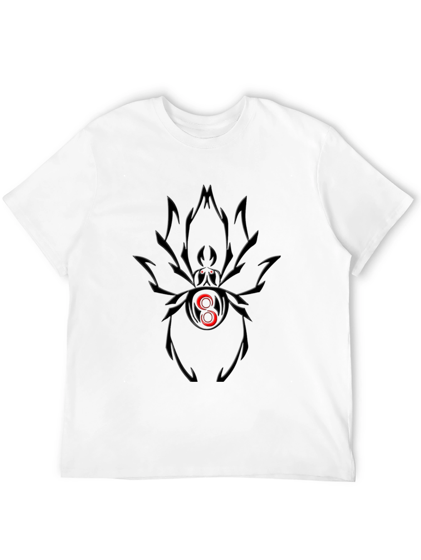 Black Spider Graphic Tee - Bold & Edgy