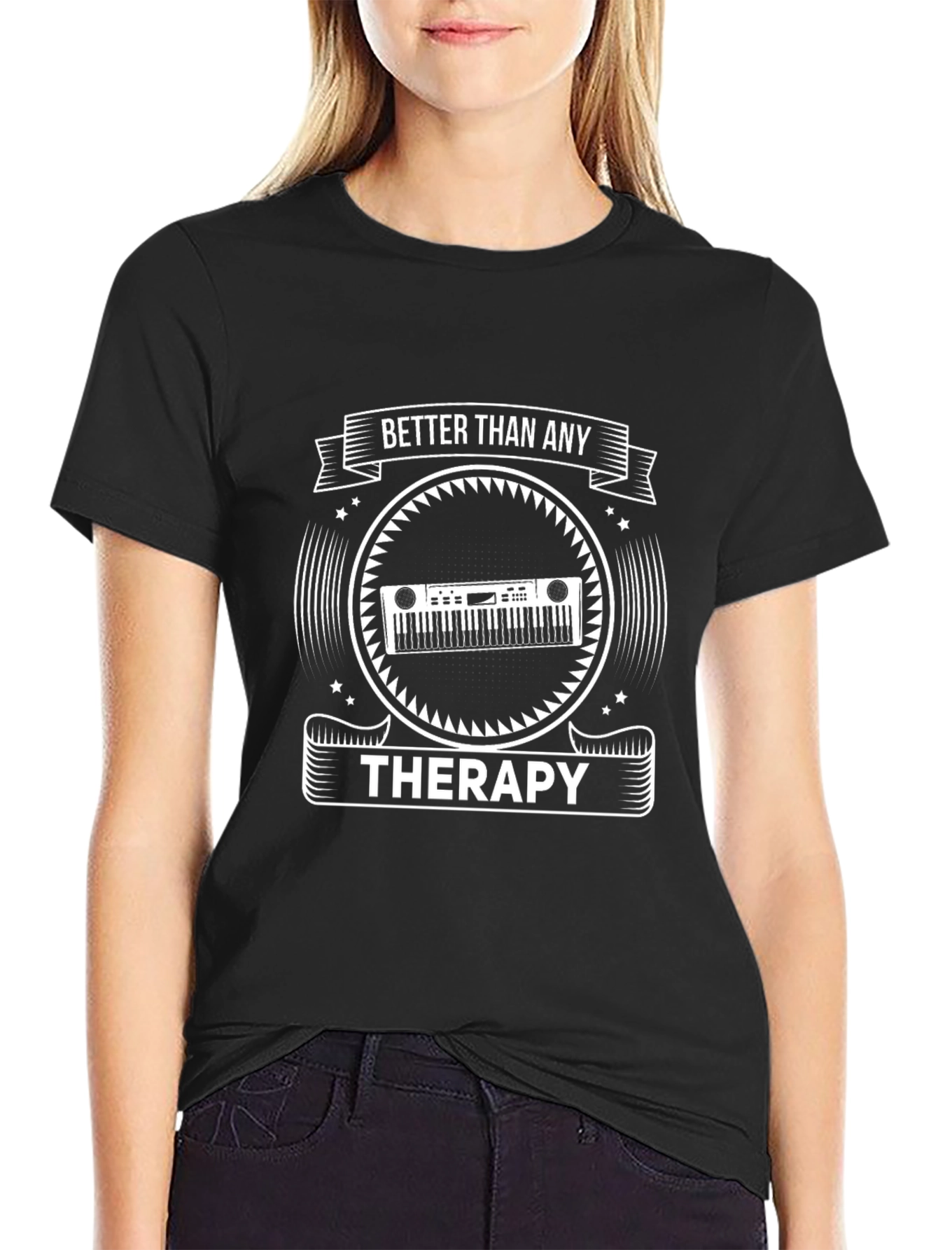 Better Than Therapy Piano T-Shirt