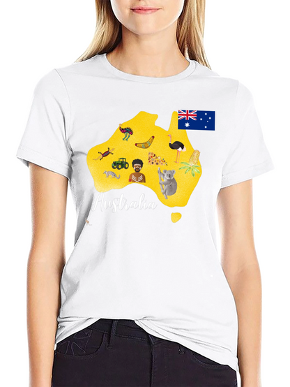 Australia Map T-Shirt