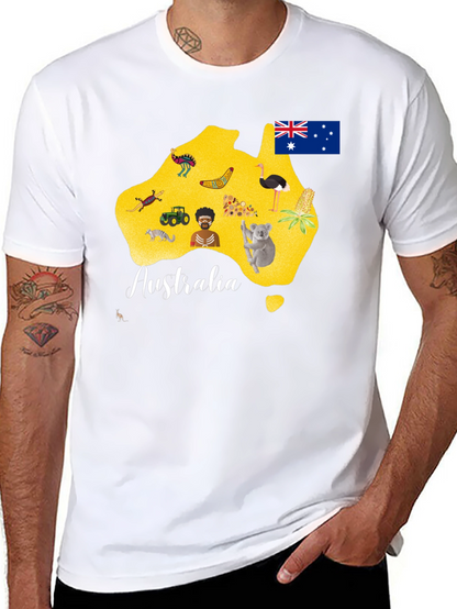 Australia Map T-Shirt