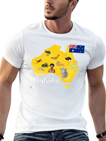 Australia Map T-Shirt