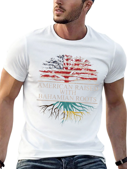 American Raised with Bahamian Roots T-Shirt