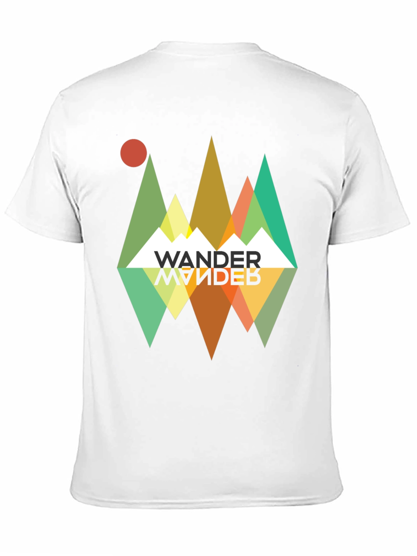 Wander Graphic Tee - Retro Mountain Adventure